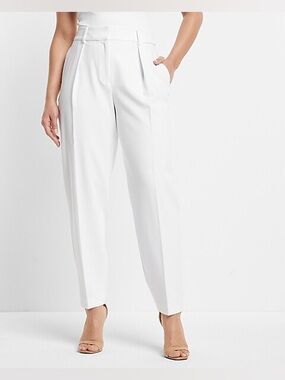 Express Stylist Super High Waisted Pleated Pant